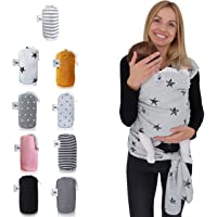 Los mejores  - Fastique Kids® Tragetuch - Elástico Babyportabebés para bebés prematuros y recién nacidos- incluye Baby Wrap Carrier…